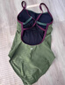 HSERNA泳衣女連體三角2026網(wǎng)紅時(shí)尚爆款游泳館競速專(zhuān)用游泳裝京東快遞 苔蘚綠 XL （165-169cm）建議54-60kg 曬單實(shí)拍圖