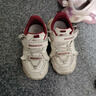 回力（Warrior）女童時(shí)尚可愛(ài)休閑鞋兒童輕便百搭運動(dòng)鞋戶(hù)外跑鞋WZ-1787 米酒紅33 曬單實(shí)拍圖