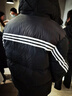 阿迪達斯（adidas）三葉草 新年禮物  男 3S PUFFER DOWN 短羽絨服 KC0173 黑色  S 曬單實(shí)拍圖