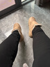大東女士2024新款踩屎感大碼孕婦媽媽棉鞋冬季加絨棉鞋一腳蹬保暖防滑棉鞋 卡其色 39 曬單實(shí)拍圖