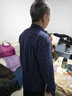 杉杉保暖襯衫男士冬季加絨加厚格子保暖襯衣中老年打底上衣 8810 42 曬單實(shí)拍圖