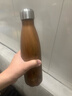 S'WELL木紋系列保溫杯男女高顏值不銹鋼水杯辦公家用杯子生日新年禮物 【長(cháng)效保溫】柚木經(jīng)典瓶500ml 曬單實(shí)拍圖