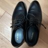奧康皮鞋隱形內增高商務(wù)正裝德比增高鞋男式結婚鞋橡膠底6cm透氣牛皮 黑色增高6CM 42 曬單實(shí)拍圖