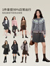 尚都比拉小個(gè)子高腰短款半身裙女冬季設計感不規則厚款A字裙氣質(zhì)百褶裙 曬單實(shí)拍圖