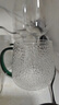 京東京造 玻璃杯 耐熱泡茶水杯子錘紋涼水咖啡杯300ml*2 曬單實(shí)拍圖
