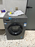 海爾（Haier）滾筒洗衣機全自動(dòng)【蒸汽洗防過(guò)敏】10公斤大容量家用變頻 超薄一級能效排名前十名 以舊換新統帥 防過(guò)敏蒸汽洗+變頻電機+雙噴淋+羽絨洗 滾筒 曬單實(shí)拍圖