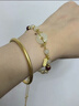 央創(chuàng  )時(shí)尚中國黃金平安扣手鏈女款新年生日情人節禮物女生女朋友老婆銀925 曬單實(shí)拍圖