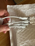 倍思數據線(xiàn)三合一華為蘋(píng)果手機充電線(xiàn)勁速系列一拖三適用iPhone16/15華為榮耀小米vivo車(chē)載多用數據線(xiàn) 1.3米【一拖三3.5A快充線(xiàn)】白色 曬單實(shí)拍圖