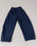 左西童裝男童褲子2025新款兒童運動(dòng)褲加絨中大童彎刀褲 深藏青 150 曬單實(shí)拍圖
