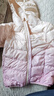 馬克華菲女童羽絨服冬季兒童馬甲保暖棉衣外套輕薄童裝 羽絨服淺紫 130 曬單實(shí)拍圖