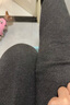茉尋楊穎同款棉褲襪女秋冬保暖秋褲打底褲連褲襪煙灰色踩腳超厚絨 曬單實(shí)拍圖