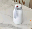 炊大皇 保溫壺 2.2L304不銹鋼內膽熱水瓶家用保溫瓶暖水壺【優(yōu)雅白】 曬單實(shí)拍圖