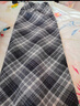 浪莎毛呢格子半身裙女冬季2025新款高腰顯瘦a字包臀裙中長(cháng)款復古裙子 曬單實(shí)拍圖