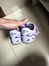 雙星（shuangxing）兒童足球鞋魔術(shù)貼TF碎釘春秋季防滑耐磨比賽訓練學(xué)生球鞋 粉紫 31 曬單實(shí)拍圖