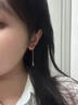 戚小米純S999銀水滴耳線(xiàn)女氣質(zhì)簡(jiǎn)約長(cháng)款耳環(huán)時(shí)尚新款時(shí)尚個(gè)性養耳洞耳飾 水滴耳線(xiàn)【一對】 曬單實(shí)拍圖