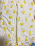 舒貝怡嬰兒衣服新生兒連體衣夾棉保暖寶寶嬰幼兒可愛(ài)哈衣周歲爬服黃7 曬單實(shí)拍圖