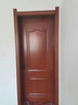 北美黑胡桃原木門(mén)烤漆門(mén)實(shí)木門(mén)臥室門(mén)房間門(mén)全屋定制衣柜柜門(mén) 黑胡桃小樣定制 曬單實(shí)拍圖