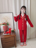 紅豆兒童睡衣女孩本命年鴻運中大童男童家居服2026馬年紅色睡衣套裝 81039 160 (M) 建議體重85-100斤 曬單實(shí)拍圖
