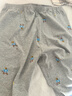 安奈兒童裝男女童印花秋褲2025秋新款 灰藍花 160 曬單實(shí)拍圖