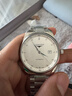浪琴全新瑞士浪琴名匠系列自動(dòng)機械男士腕表40mm皮帶鋼帶 L2.893.4.77.6-鑲鉆銀鋼-42mm 曬單實(shí)拍圖