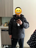 駱駝火山PRO鵝絨服迪麗熱巴同款男女羽絨服加厚連帽外套M35CR07101 曬單實(shí)拍圖