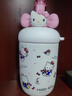 三麗鷗（SANRIO）凱蒂貓HelloKitty啵啵保溫杯316不銹鋼帶吸管辦公女新年禮物560ml 曬單實(shí)拍圖