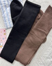 北極絨2雙裝過(guò)膝長(cháng)筒襪子女秋冬季加絨加厚高筒護膝大長(cháng)腿保暖厚月子襪 曬單實(shí)拍圖