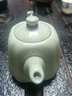 茶壺哥窯功夫茶具茶壺蓋碗哥瓷套裝大濾家用開(kāi)片可 哥窯四方壺 曬單實(shí)拍圖