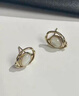 Amber Lollipop貝母耳飾女士小眾耳環(huán)輕奢耳釘耳飾新年情人節生日禮物送女友老婆 曬單實(shí)拍圖
