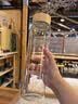基歐歐蒂大容量水杯1000ml泡茶玻璃杯男士女便攜高顏值耐熱學生耐高溫杯子 700ml喝水表玻璃杯【帶茶隔】 曬單實拍圖