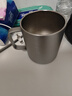 京東京造不銹鋼雙層保溫桌面馬克杯420mL 戶(hù)外露營(yíng)水杯 304咖啡杯銀灰色 曬單實(shí)拍圖