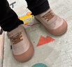 泰蘭尼斯童鞋幼兒園室內鞋春季男女童防滑軟底室外兒童板鞋 白/杏色27 曬單實(shí)拍圖