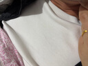 優(yōu)衣庫男裝女裝柔軟圓領(lǐng)T恤/休閑長(cháng)袖上衣25秋冬新款479783 00 白色 L 曬單實(shí)拍圖
