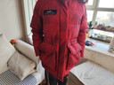 波司登（BOSIDENG）25新款羽絨服女款鵝絨90絨極寒商場(chǎng)同款騏驥紅外套新年紅本命年 【新年紅】馬到成功|9FS4 M 165/88A 體重約110-120斤 曬單實(shí)拍圖