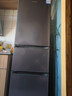HYUNDAI（韓國現代）大容量雙開(kāi)門(mén)二門(mén)冰箱 家用中型小型電冰箱冷凍冷藏租房宿舍節能省電 242L灰【一級能效+三門(mén)三溫】 曬單實(shí)拍圖