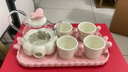 阿貍的愛(ài)結婚新婚禮物送新人茶具套裝泡茶壺訂婚新居喬遷禮物實(shí)用高檔送人 蝴蝶花茶壺一壺四杯+茶盤(pán)禮盒裝 搬家禮品喬遷之喜送閨蜜新娘高端紀念品 曬單實(shí)拍圖