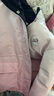 MiniPeace太平鳥(niǎo)童裝冬新女童羽絨服FBACF4626 糖果粉 140cm 曬單實(shí)拍圖