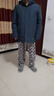 羅蒙（ROMON）鵝絨羽絨服男爸爸裝厚款保暖秋冬商務(wù)休閑可脫內膽高端休閑羽絨服 曬單實(shí)拍圖