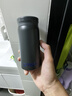 虎牌（TIGER）口袋杯保溫杯女士迷你316男簡(jiǎn)約可愛(ài)時(shí)尚食品級不銹鋼超輕小容量 炫酷黑 200ml 曬單實(shí)拍圖
