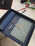 紅蜻蜓（RED DRAGONFLY）頭層牛皮男士橫款錢(qián)包名片夾送男友老公爸爸生日禮物 曬單實(shí)拍圖