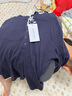 UR2026春季新款女裝鬼馬童趣連帽抽繩撞色長(cháng)袖T恤UYL450260 藏青 L 曬單實(shí)拍圖