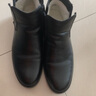 啄木鳥(niǎo)秋冬真皮羊毛男士棉鞋牛皮加絨加厚高幫休閑鞋馬丁靴皮鞋男鞋子 2089羊毛加絨黑色 42 曬單實(shí)拍圖