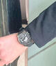 匹克中國男士手表時(shí)尚個(gè)性職場(chǎng)石英表休閑學(xué)生運動(dòng)硅膠表帶機械風(fēng)腕表 【銀殼白面】 曬單實(shí)拍圖