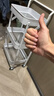 全品屋小推車(chē)廚房置物架落地移動(dòng)可折疊零食架帶輪收納架免安裝儲物3W 曬單實(shí)拍圖