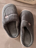 俞兆林（YUZHAOLIN）棉拖鞋男女冬季居家保暖棉拖鞋 YG307 曬單實(shí)拍圖