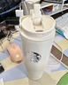 星巴克（Starbucks）杯子 經(jīng)典系列保溫吸管杯 高顏值大容量隨行水杯男女士送禮禮物 漸變款不銹鋼雙飲口提手杯820ml 曬單實(shí)拍圖