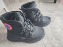 回力(Warrior)雪地靴男冬季高幫靴子男靴加絨加厚保暖鞋1984 黑色 42 曬單實(shí)拍圖