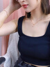 艾芙洛990銀四葉草手鏈項(xiàng)鏈女耳釘女送女友老婆生日520情人節(jié)母親節(jié)禮物 項(xiàng)鏈+耳飾+手鏈+證書+禮盒套裝 曬單實(shí)拍圖