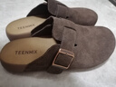 天美意勃肯鞋女休閑鞋百搭時(shí)尚女鞋新款 咖色包頭拖（男款） 43 曬單實(shí)拍圖