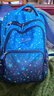 卡拉羊新款小學(xué)生4-5-6年級書(shū)包男女生減負護肩大容量雙肩包輕便印花 藏青獅子座 曬單實(shí)拍圖